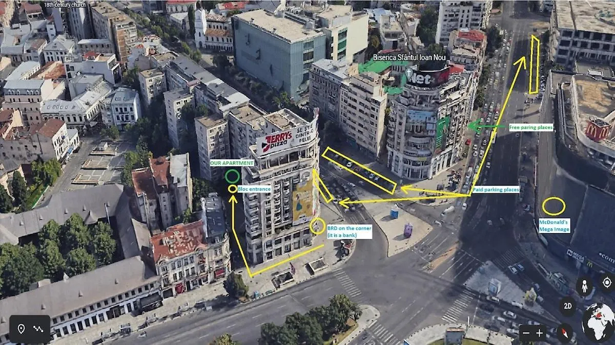 Best Central Old Town Bright Studio By Bca Bucharest 0*,  Romania